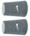 Nike Sweatband Swoosh Classic Reversible Doublewide Jumbo (Cotton Blend) 2025 grey/white - 2 pieces